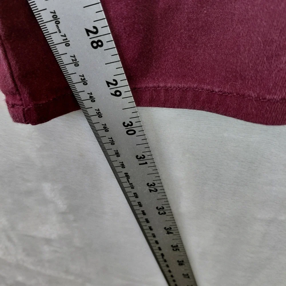 Bullhead Denim Co Mens Skinny Chino Pants Burgundy Maroon W30 L32 Slim Fit